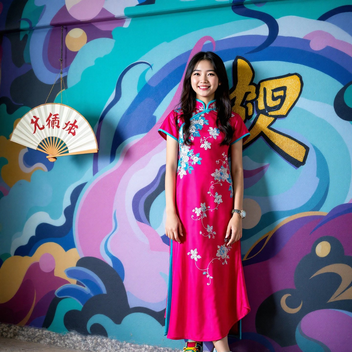 modern chinese girl with a unique name blending tradition and modernity