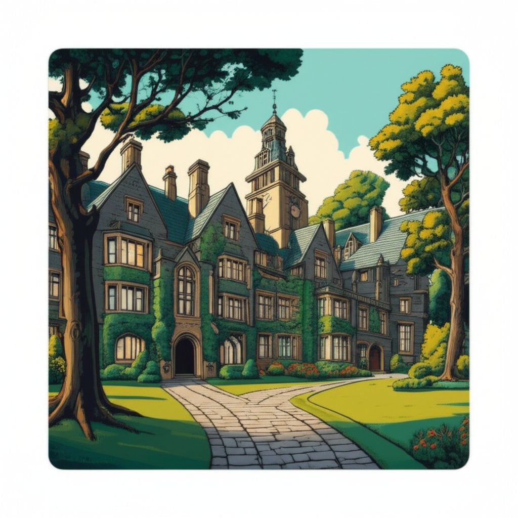 a classic private school setting reflecting tradition and prestige
