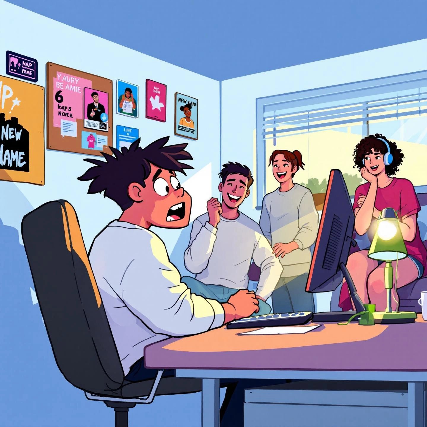 a student discovers a legendary wu tang name in a lively college setting