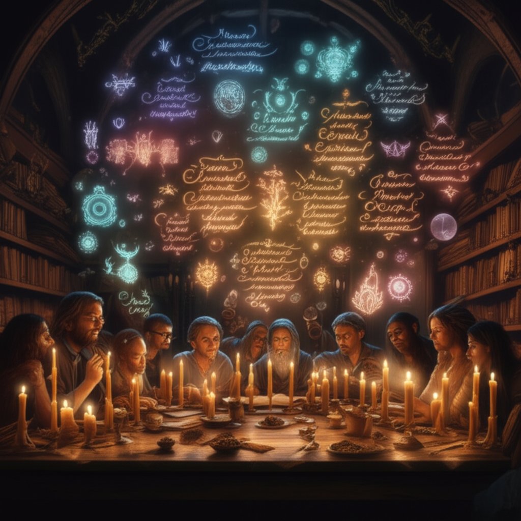 creators brainstorming powerful and memorable god names