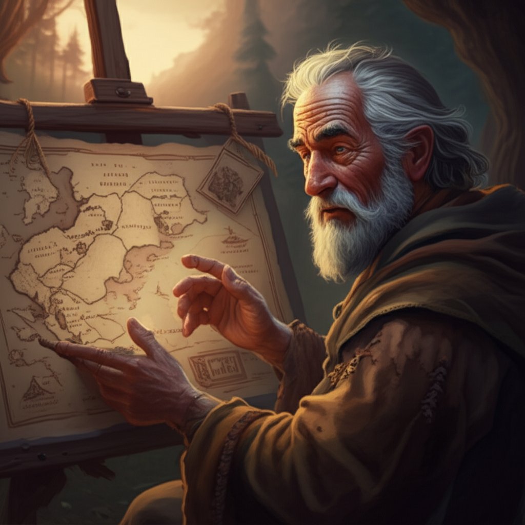 a storyteller brings a fantasy world to life by weaving nation names into the narrative