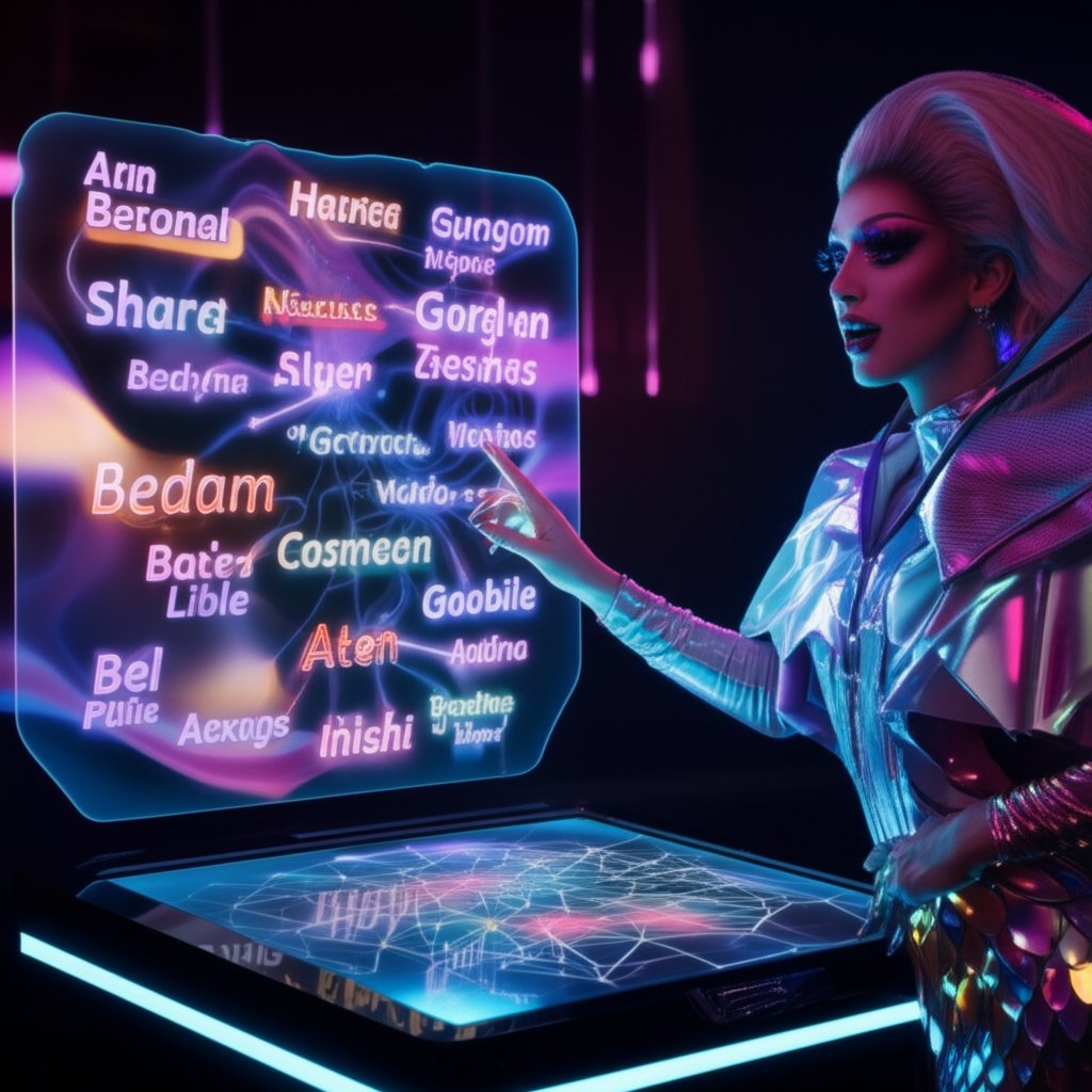 ai powered generator creating unique drag names