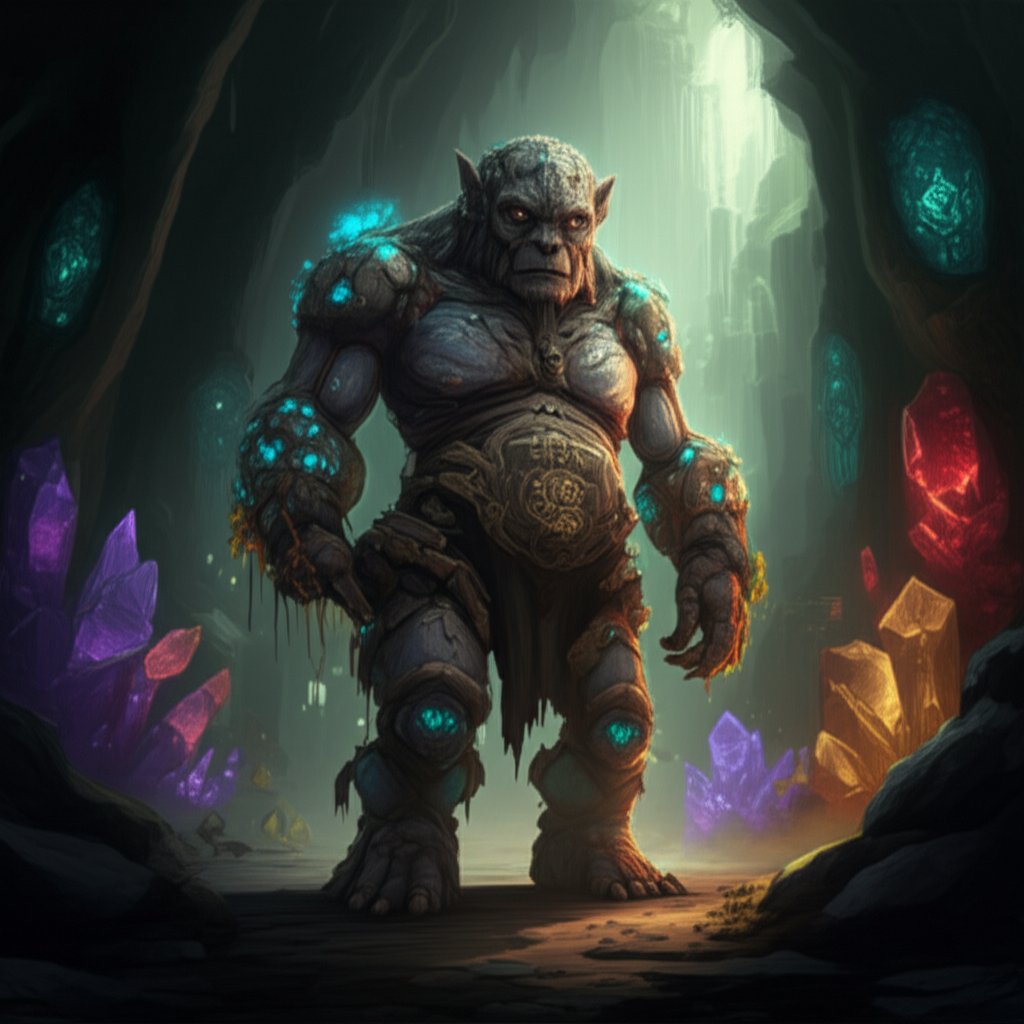 an earthen character discovers ancient elemental inspired names in a mystical cavern
