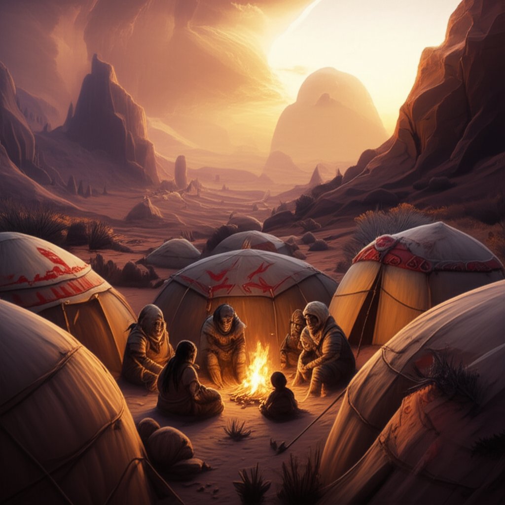 ashlander tribes gather in the wilds reflecting their unique naming culture
