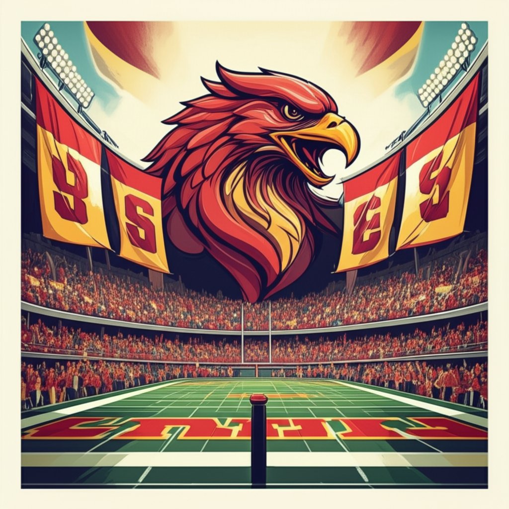 creating a vibrant identity for a fictional college football team