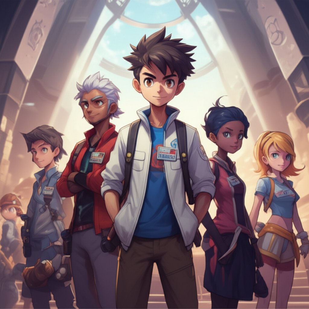 distinct trainer names express unique personalities and archetypes