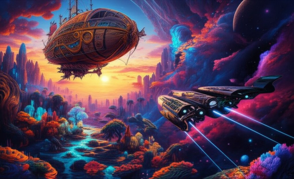 fantasy and sci fi ships with genre inspired names