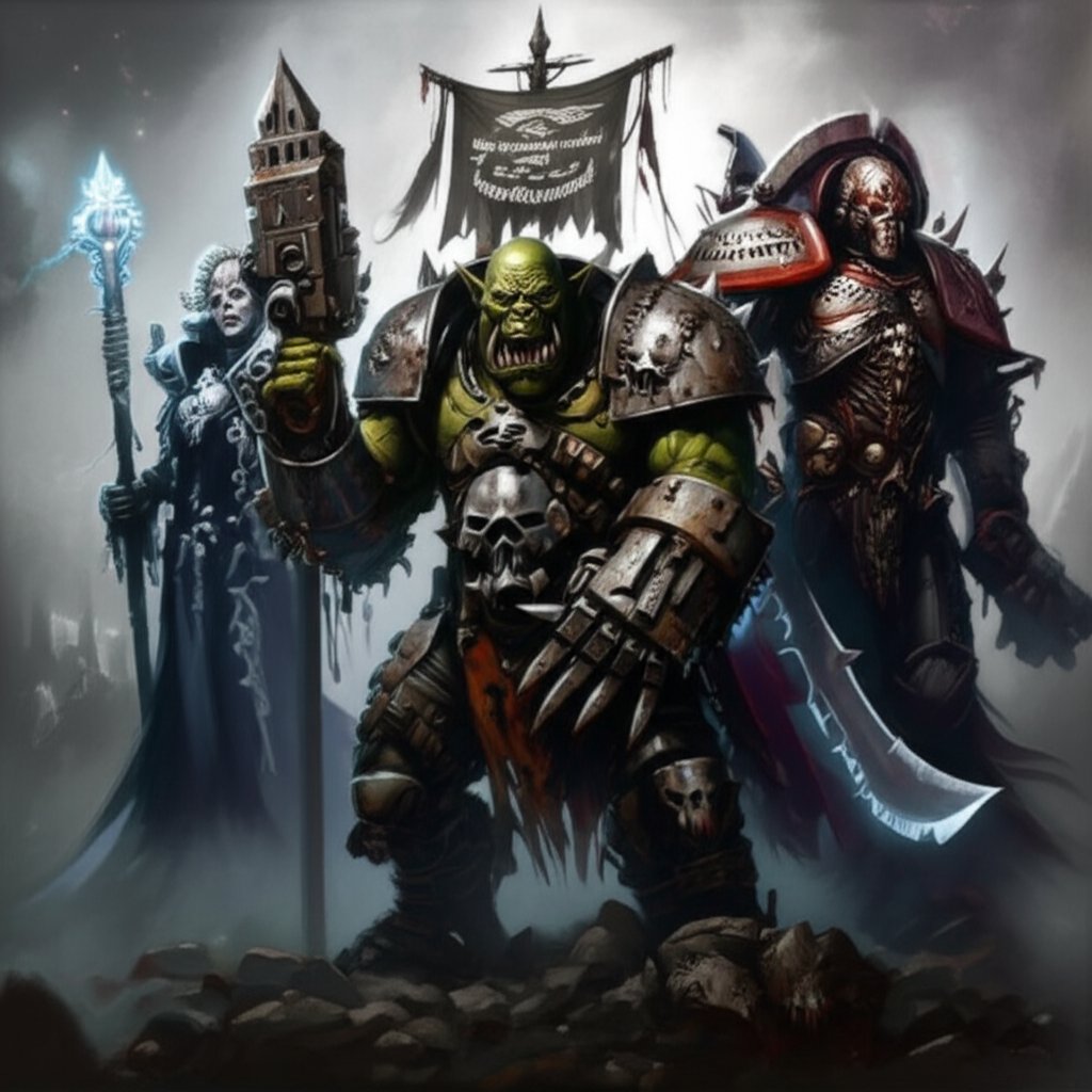 ork eldar and chaos leaders with names reflecting their unique 40k cultures
