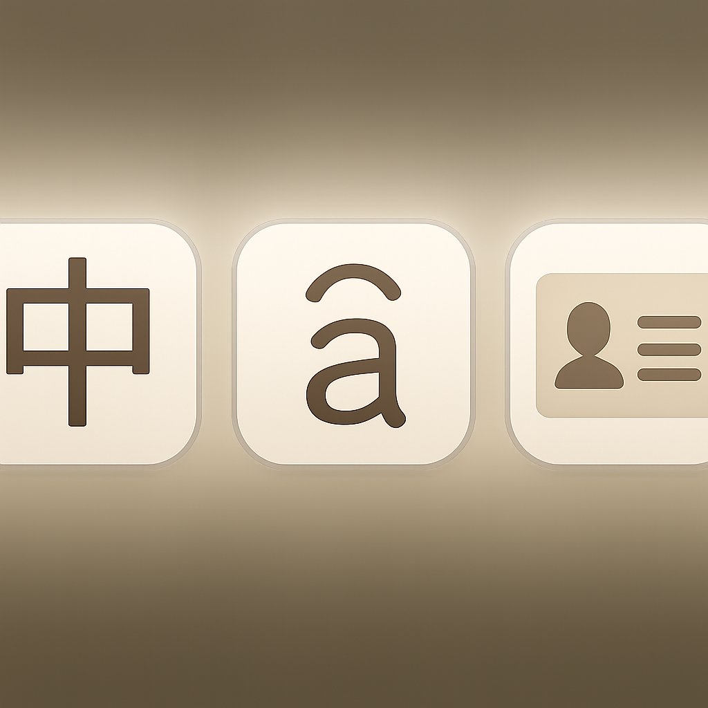 from characters to romanization to an englishready name