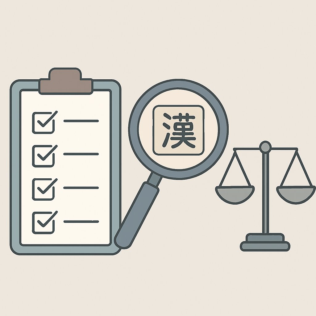 score characters for meaning tone safety and readability