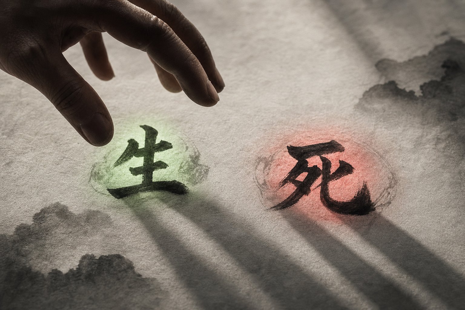 a cautionary scene showing the contrast between well chosen and problematic chinese characters in nickname selection