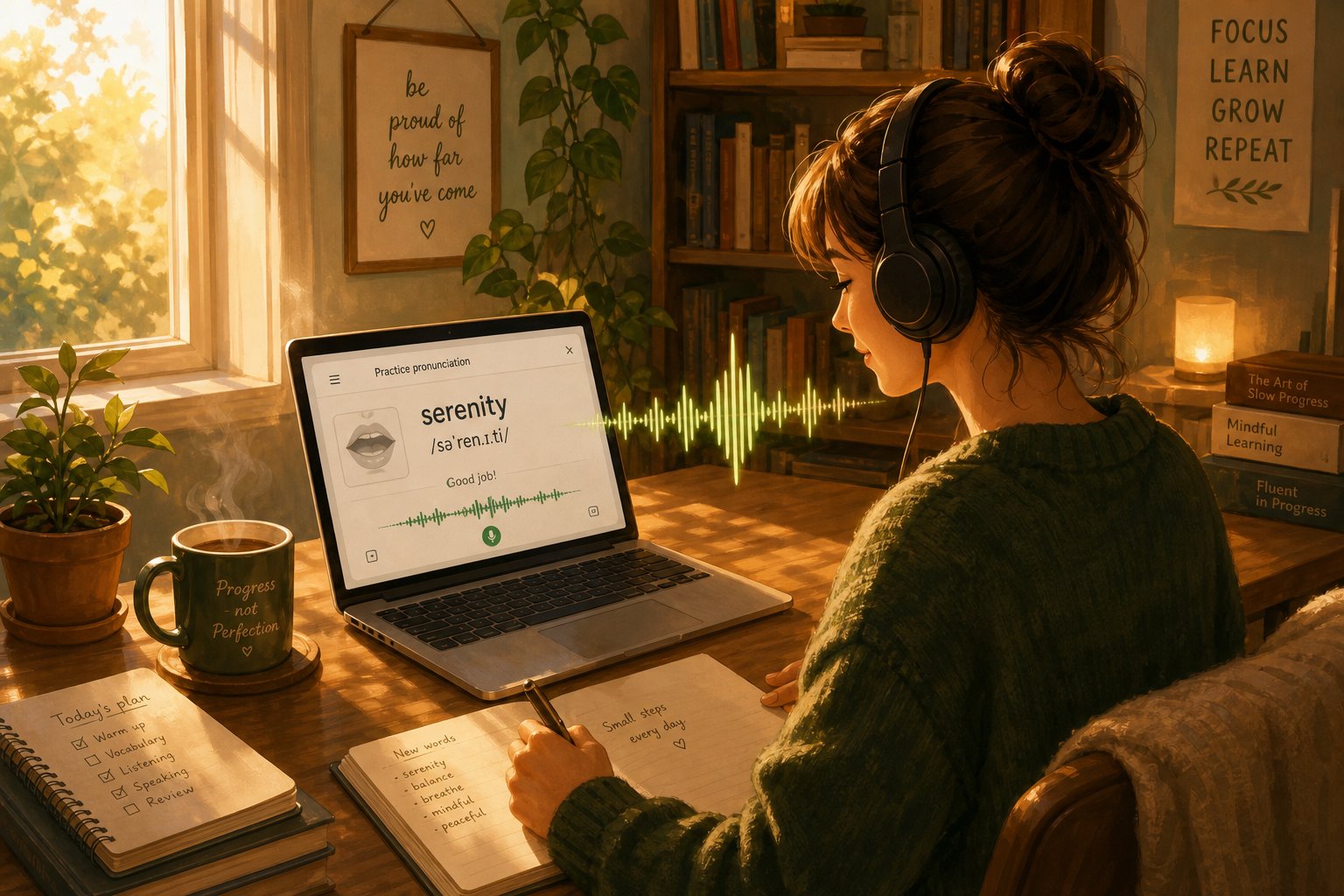 a short daily practice routine with audio tools builds lasting chinese pronunciation confidence