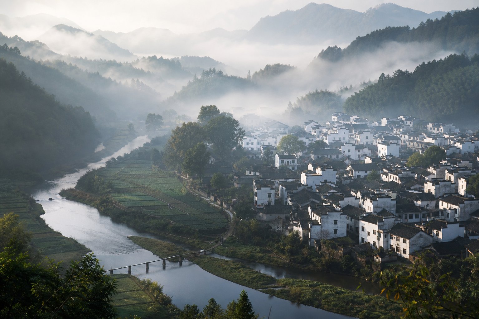 a traditional ancestral village in southern china where many overseas chinese families trace their surname origins