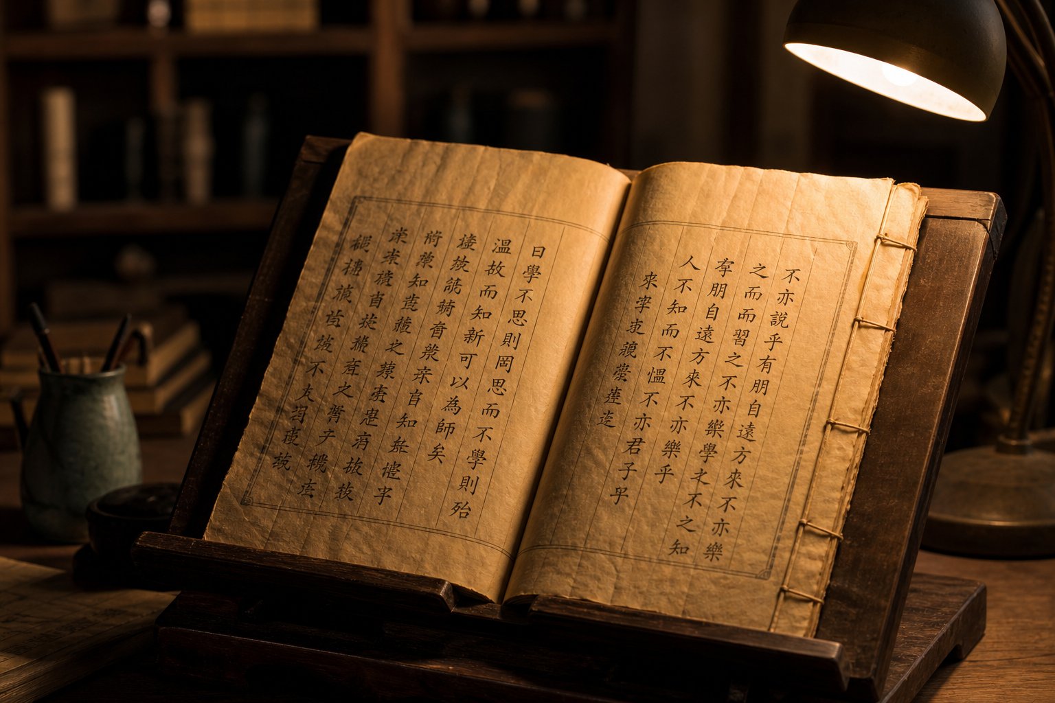 a traditional chinese zupu genealogy book containing lineage charts and ancestral records spanning generations