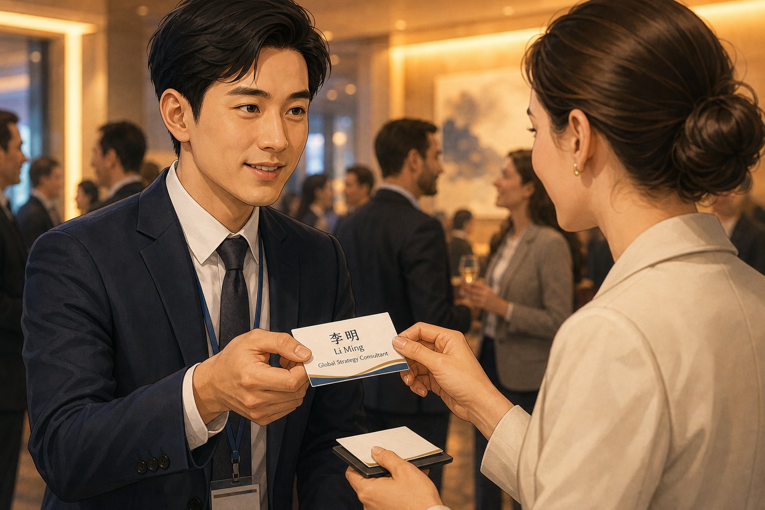 business cards with both chinese characters and pinyin help bridge pronunciation gaps in professional settings