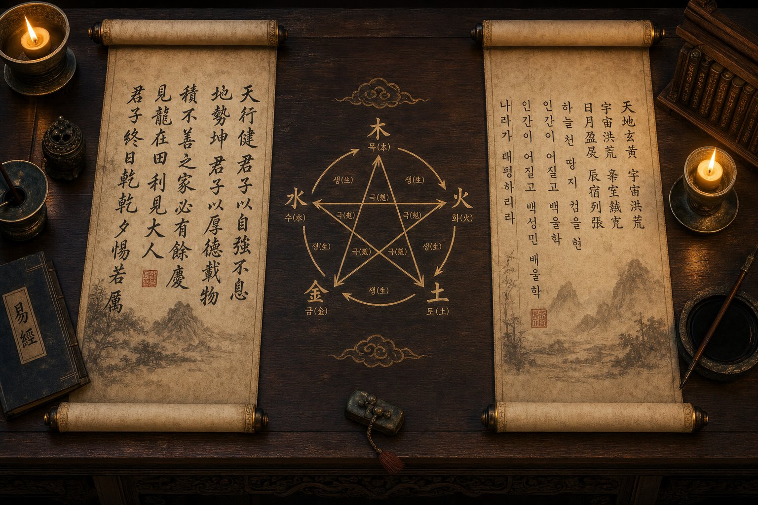 chinese bazi and korean saju share the same four pillars foundation while applying distinct cultural naming conventions