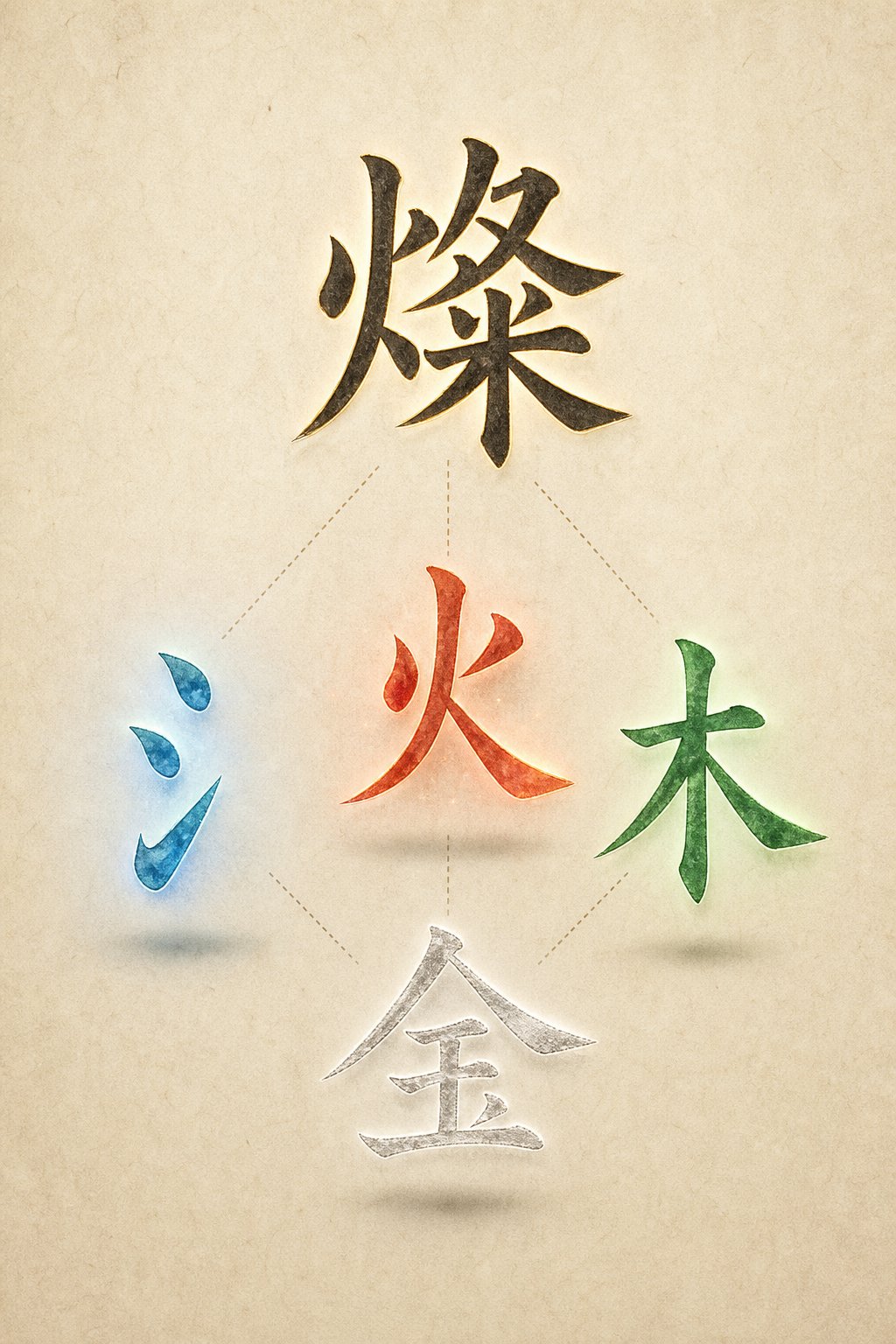 chinese character radicals act as building blocks that signal meaning categories like water fire jade and wood