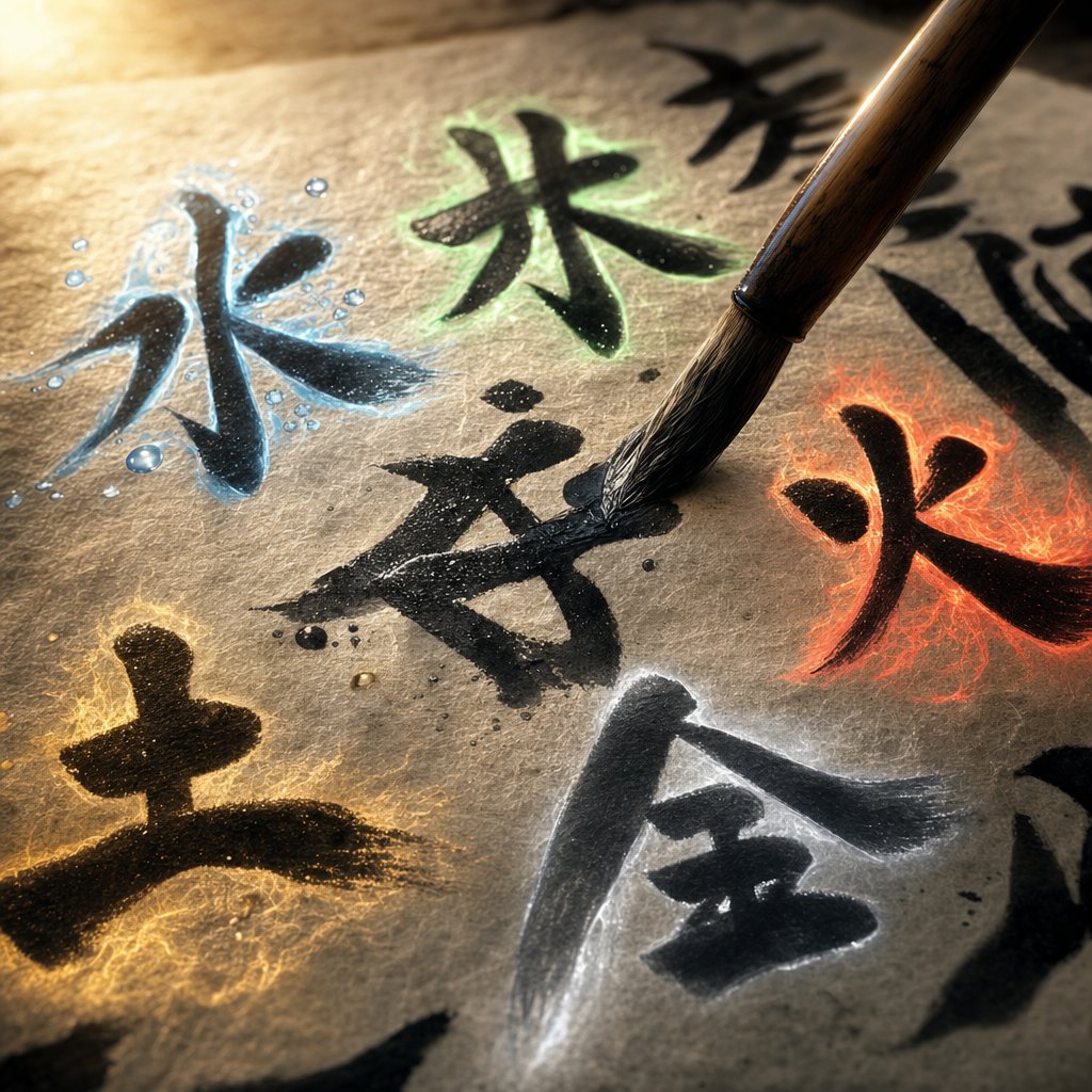 chinese character radicals serve as elemental markers that guide practitioners in name selection