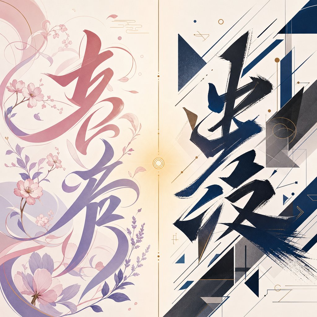 chinese characters carry strong gender signals through their radicals and semantic associations that native speakers recognize instantly
