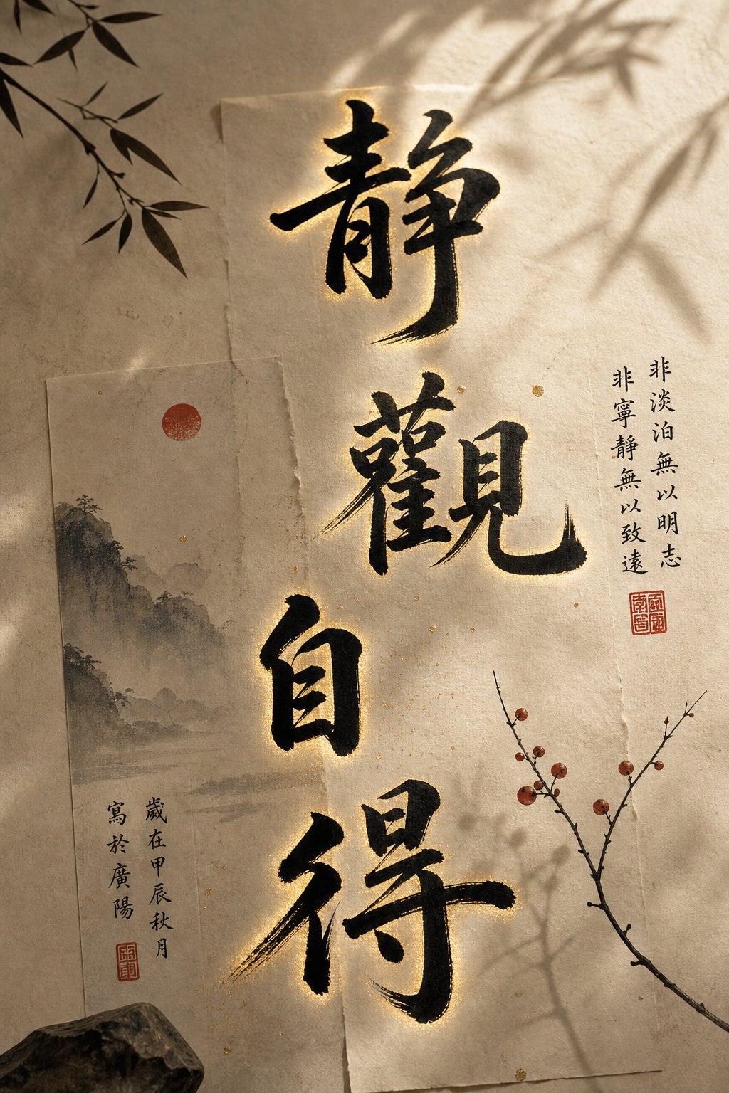 chinese name characters rendered in traditional calligraphy each carrying distinct meanings of virtue wisdom and ambition chosen by families