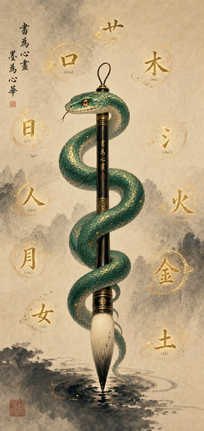 Best Chinese Name Radicals For Snake Zodiac That Invite Fortune
