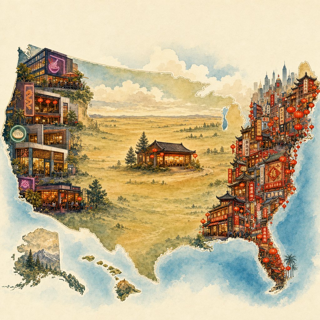 chinese restaurant naming strategies vary dramatically across american regions based on local demographics and community size