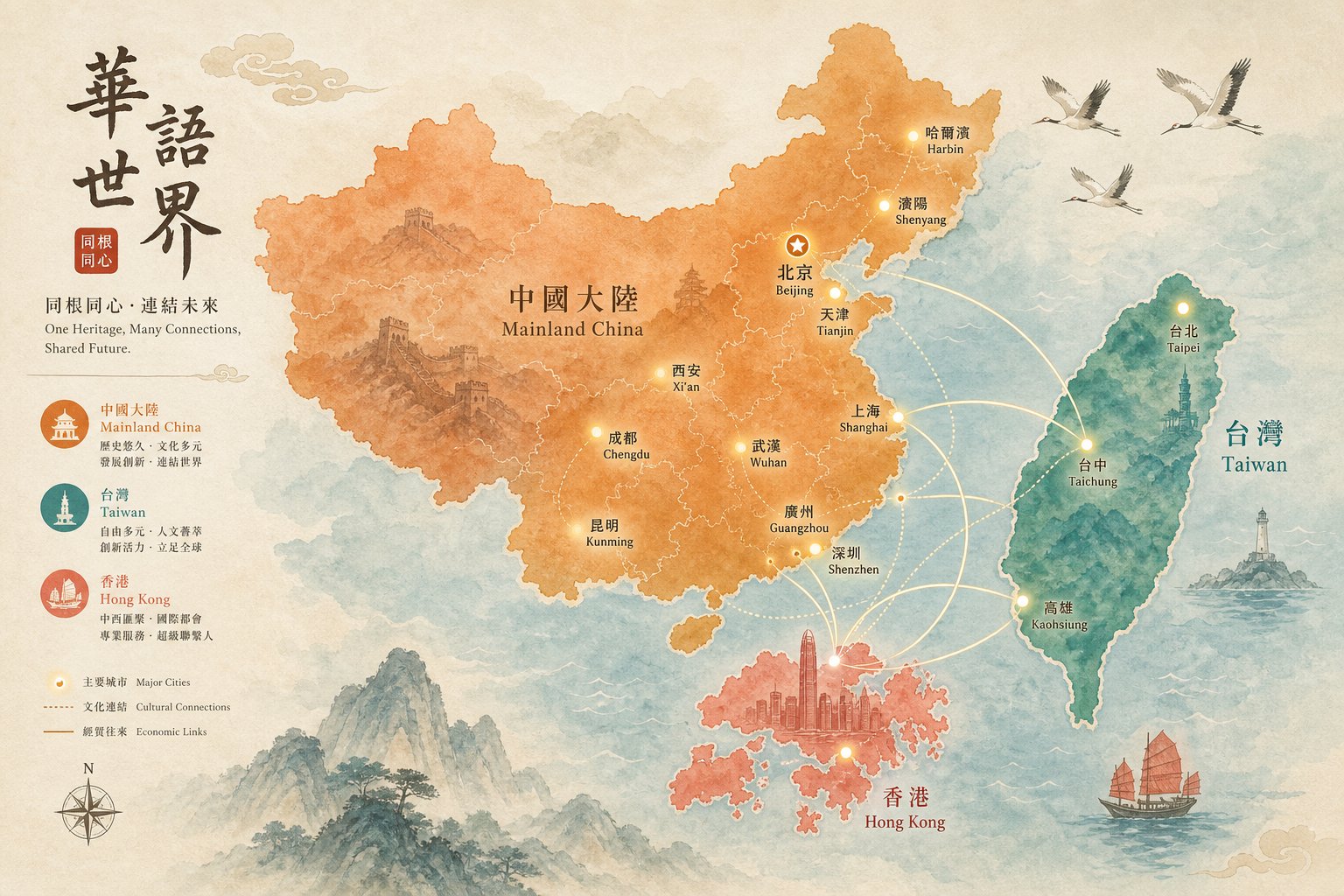 chinese speaking regions where lao gong is used with distinct local pronunciations and preferences