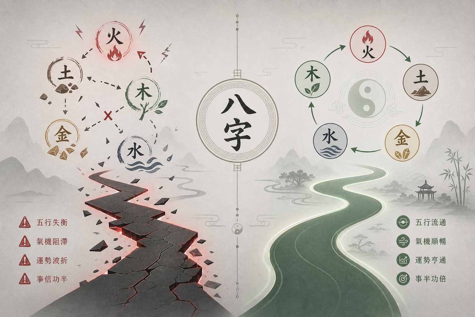common bazi naming mistakes versus the correct analytical approach for element balance