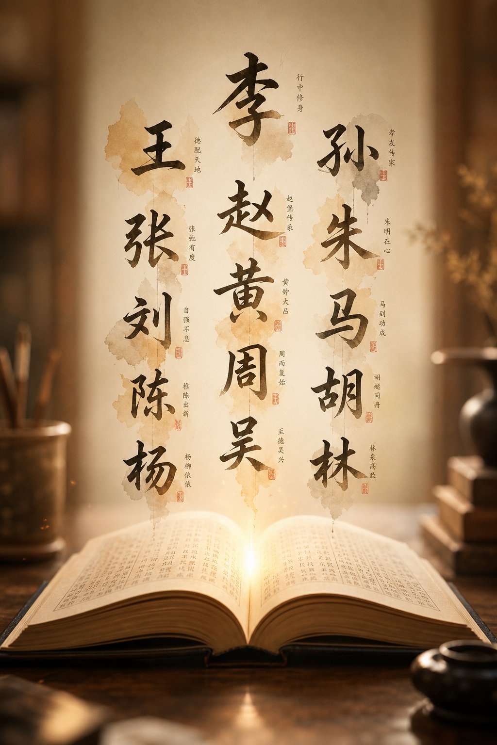common chinese surnames follow consistent patterns that help identify pronunciation starting points