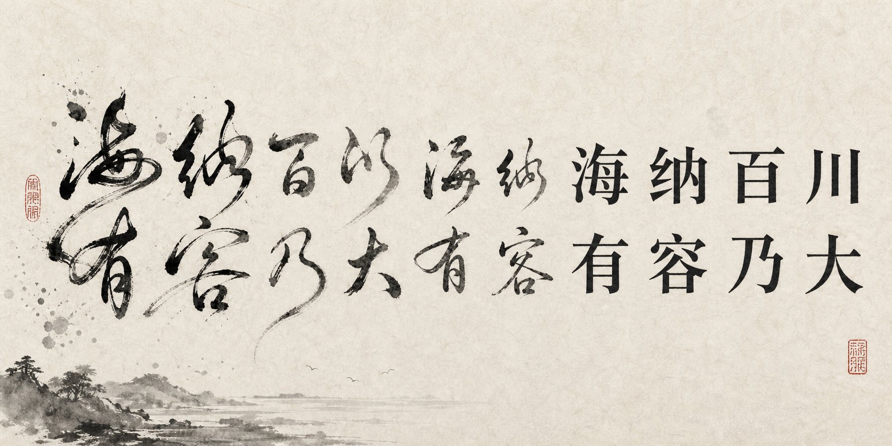 cursive script forms were standardized into simplified print characters creating stroke boundary ambiguities