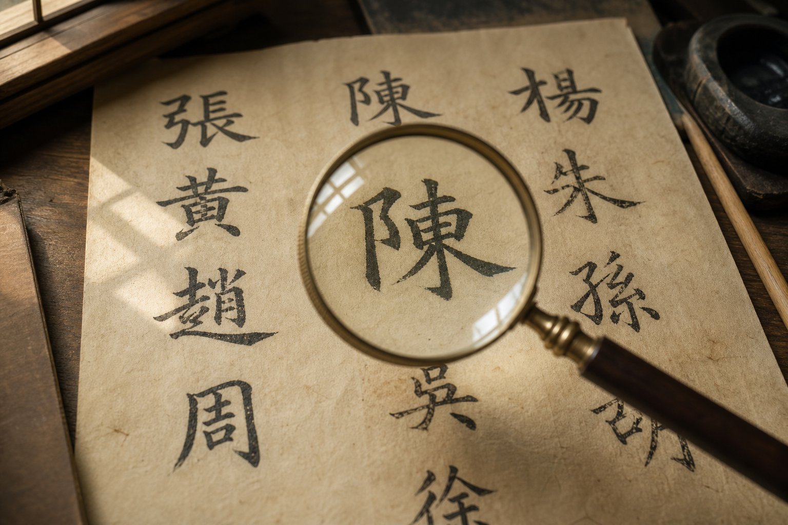 different chinese characters that share similar romanized spellings require careful identification for accurate surname research
