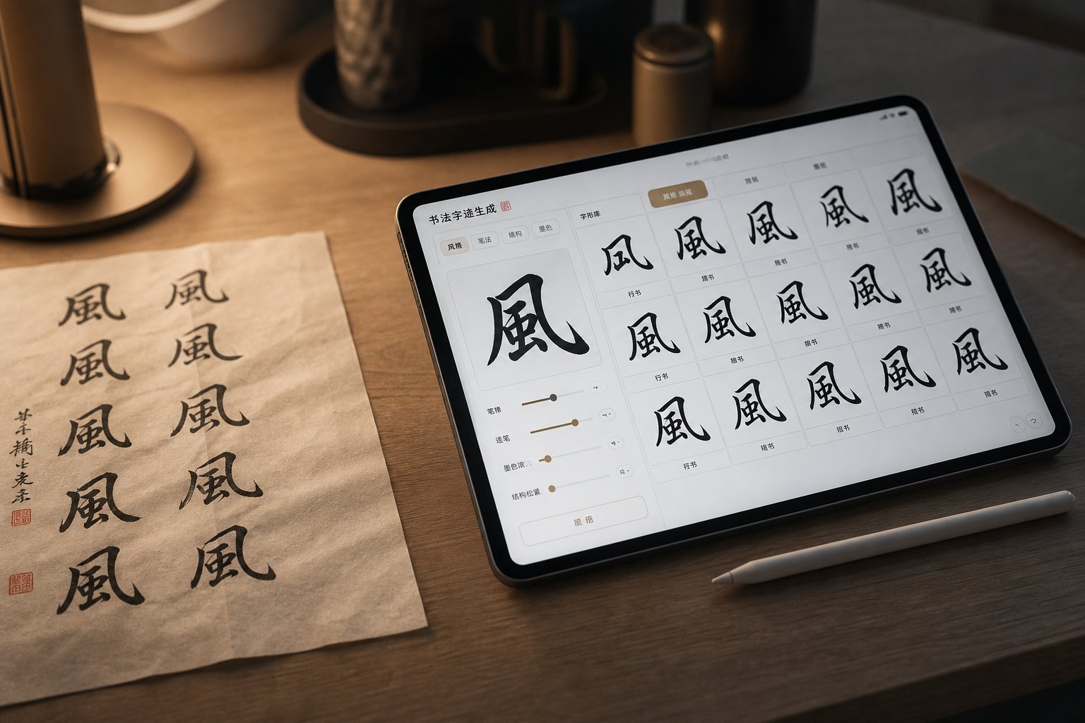 digital calligraphy generators let designers preview characters across multiple script styles instantly