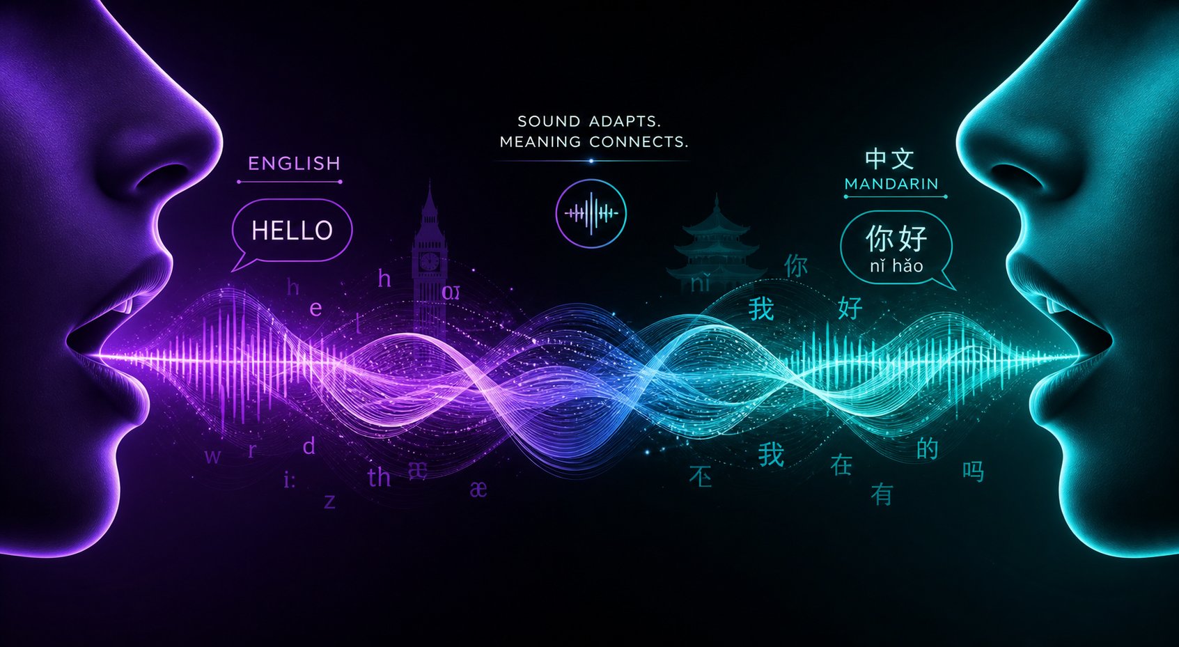 english phonemes undergo transformation to match available mandarin pinyin sounds