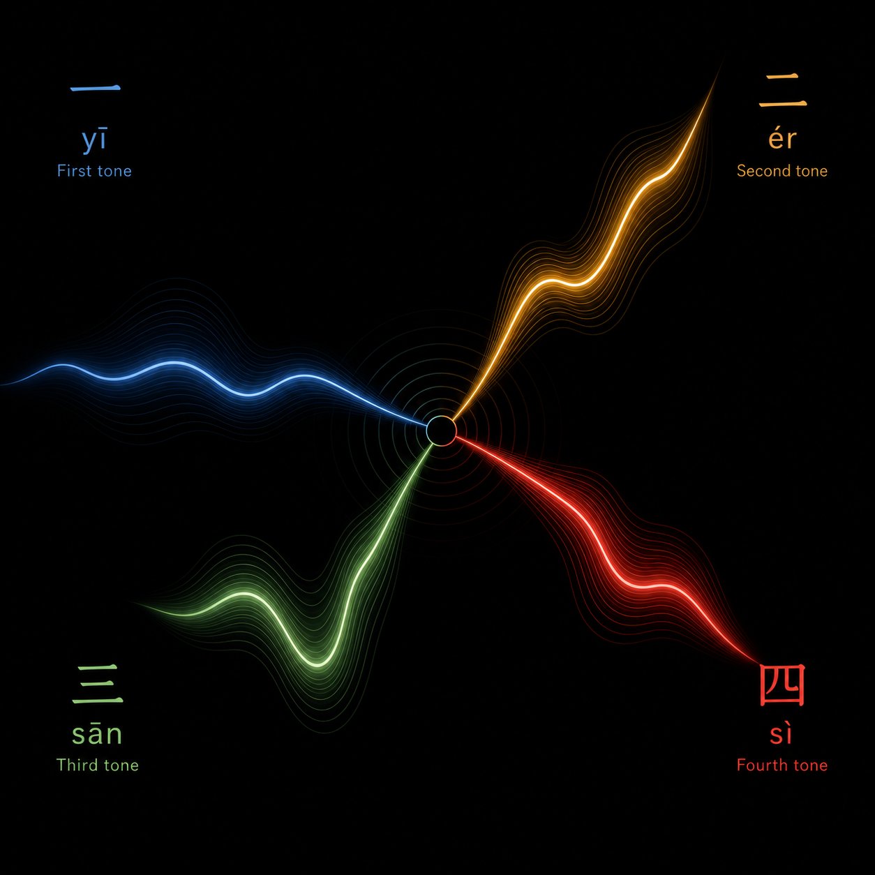 mandarin's four tones can turn a single syllable into completely different words with opposite meanings
