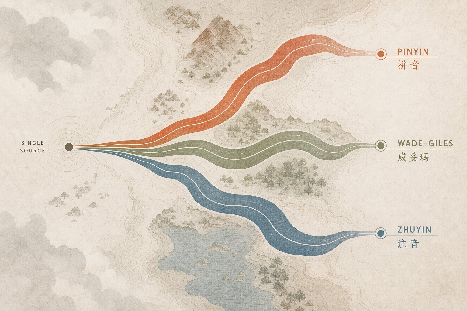 multiple romanization systems exist for chinese names including pinyin wade giles and cantonese conventions