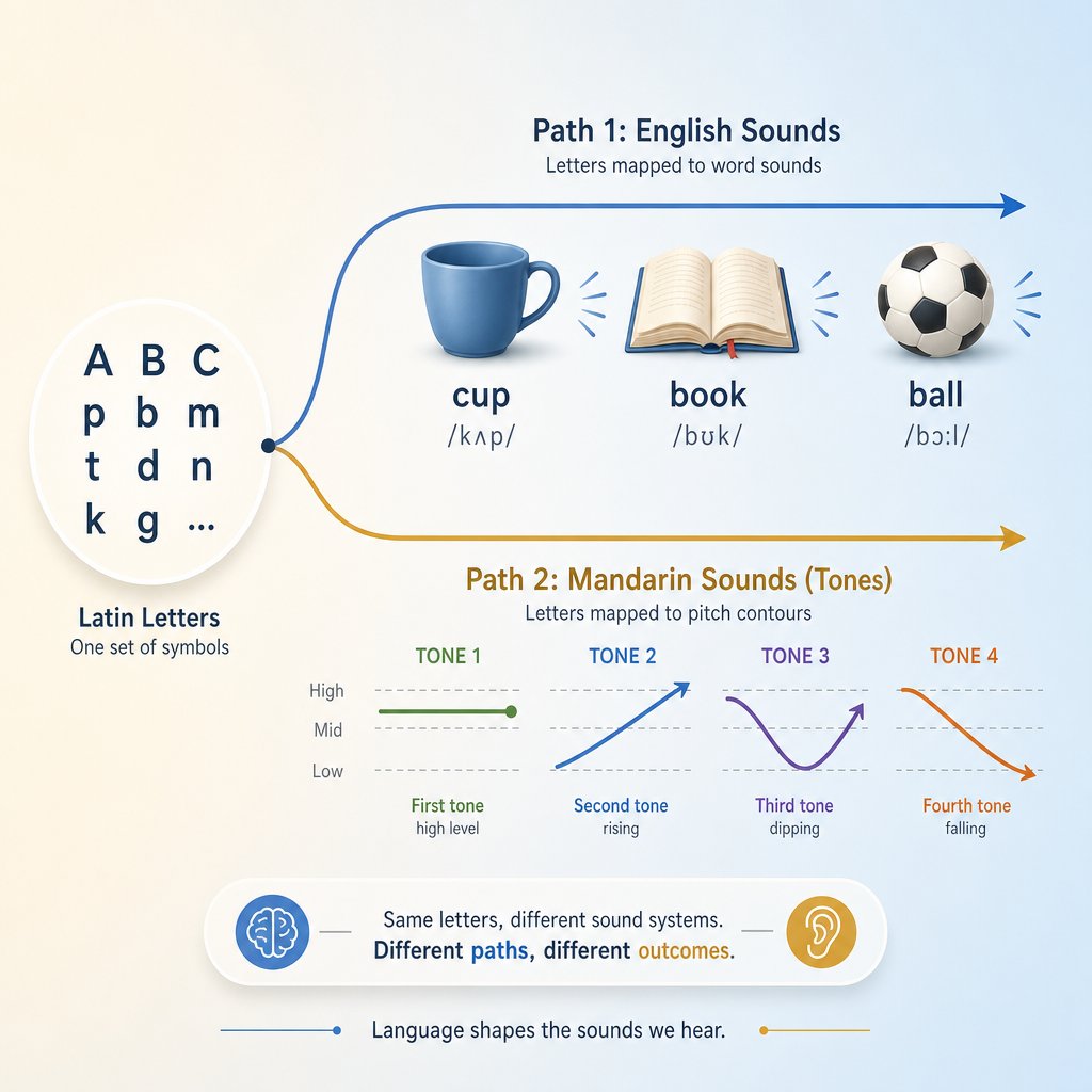 pinyin uses familiar latin letters but maps them to entirely different mandarin sounds than english speakers expect