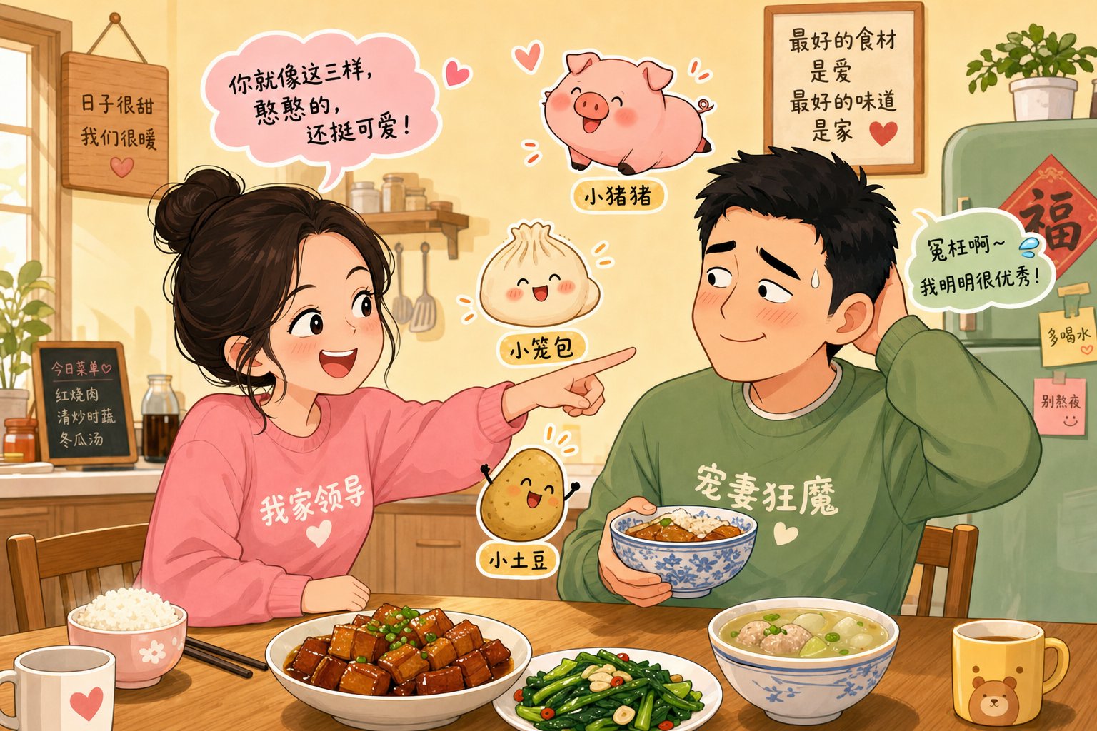 playful animal and food based nicknames like piggy and soup dumpling signal deep trust between chinese spouses