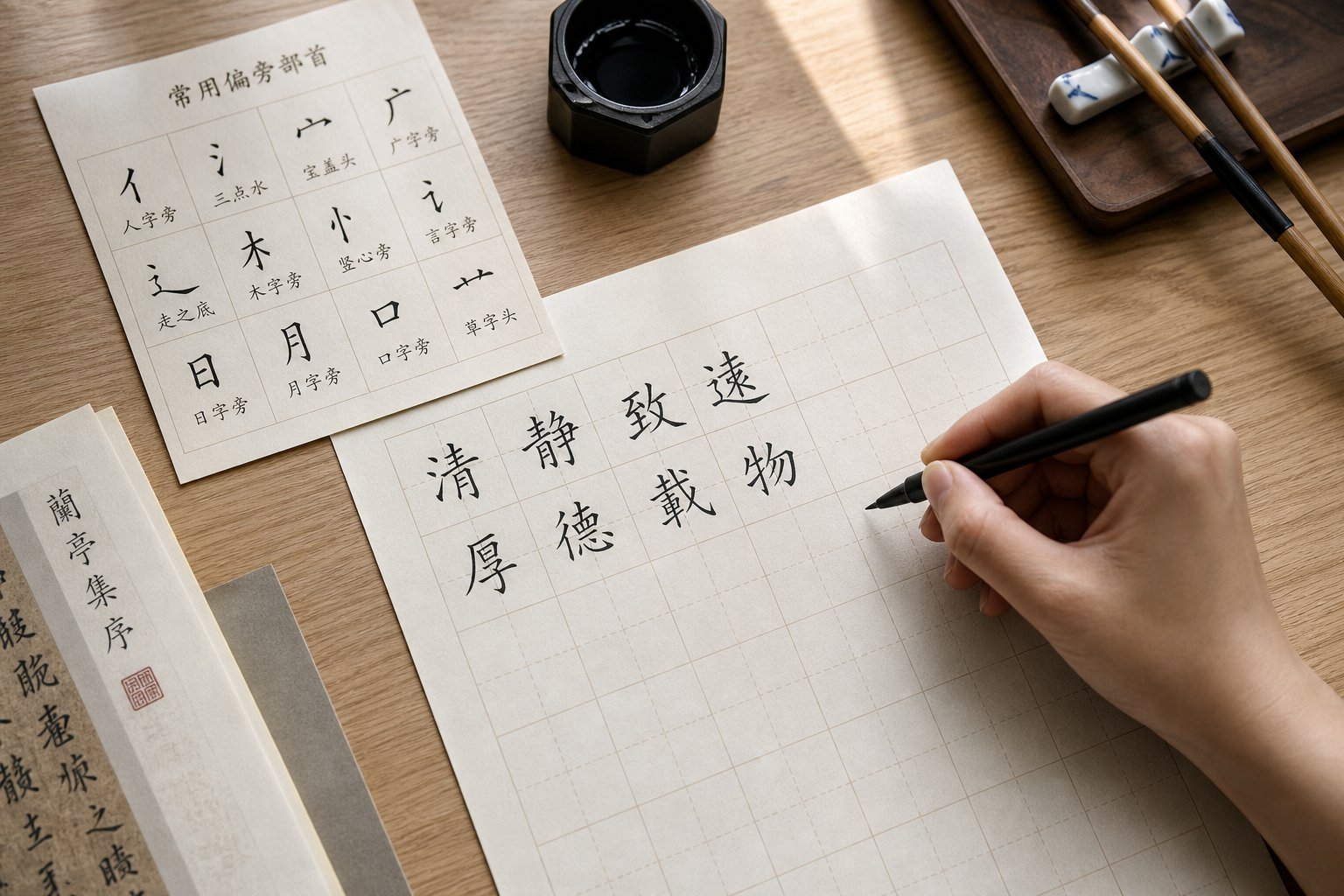Radicals First: Smarter Chinese Character Writing Practice