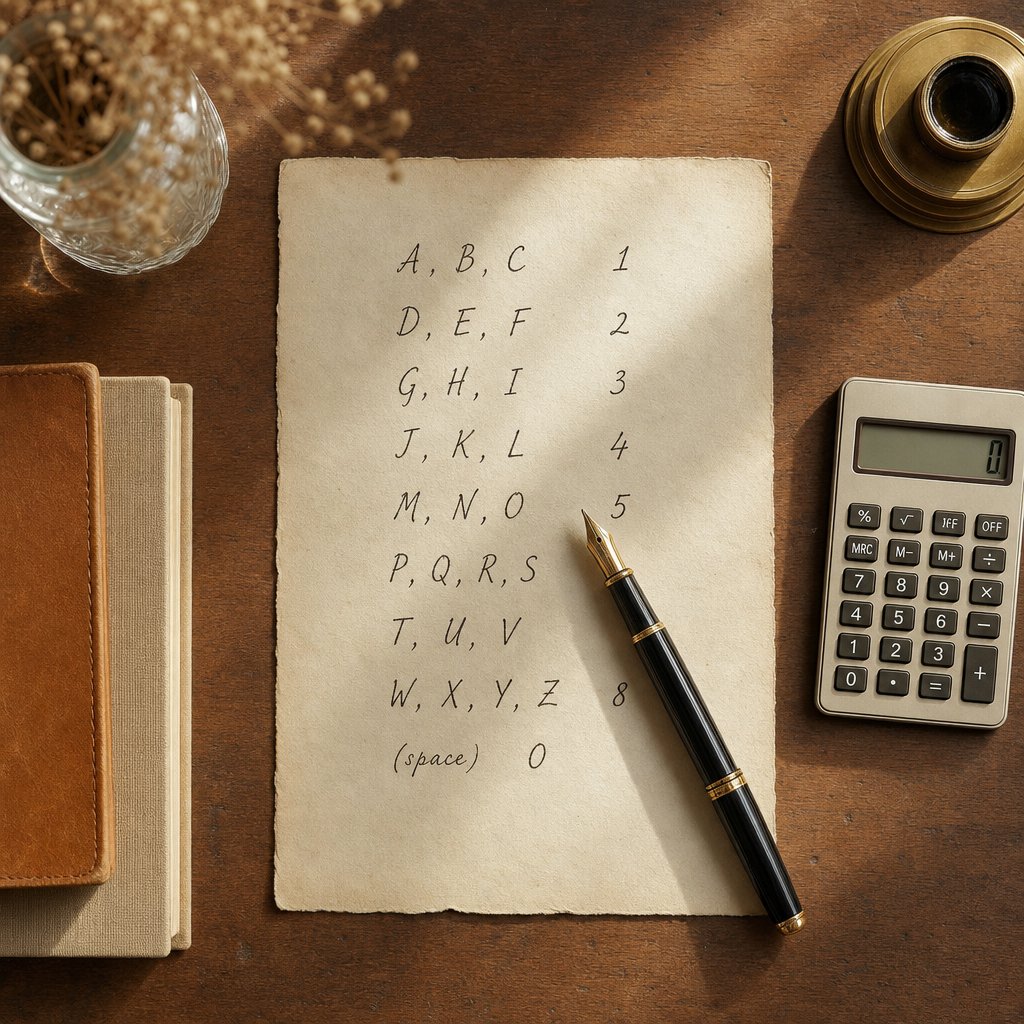 pythagorean numerology uses a simple letter to number chart for quick name analysis