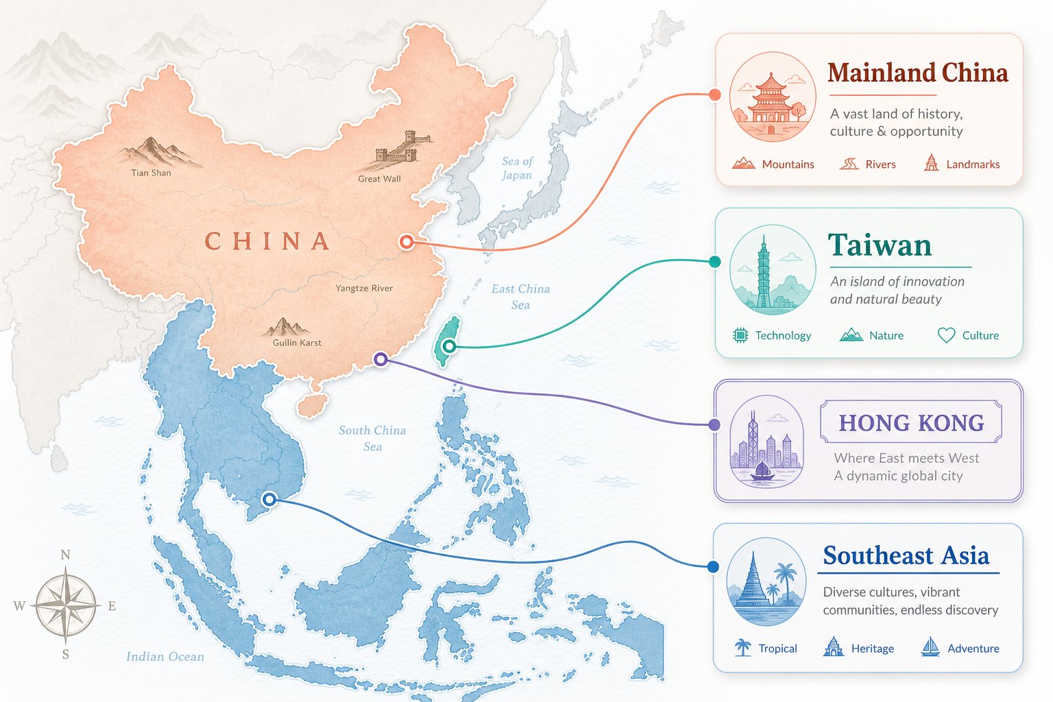 regional conventions across mainland china taiwan hong kong and southeast asia produce distinct name formats