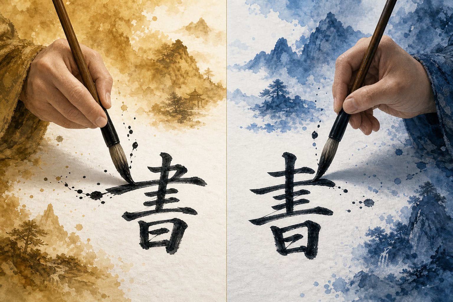 regional stroke order standards can differ for the same chinese character depending on prc or taiwan conventions