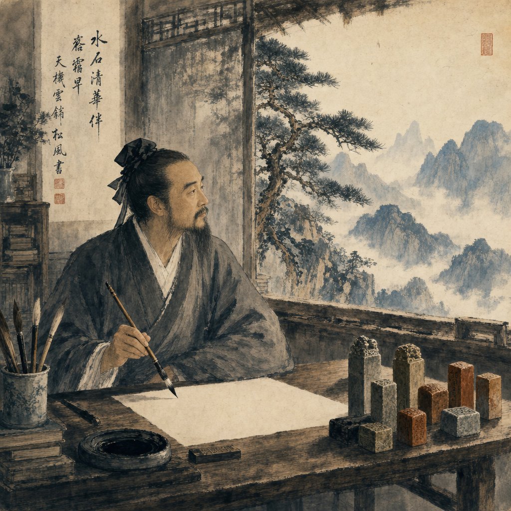 scholar officials chose art names to express personal philosophy and aesthetic ideals throughout their lives