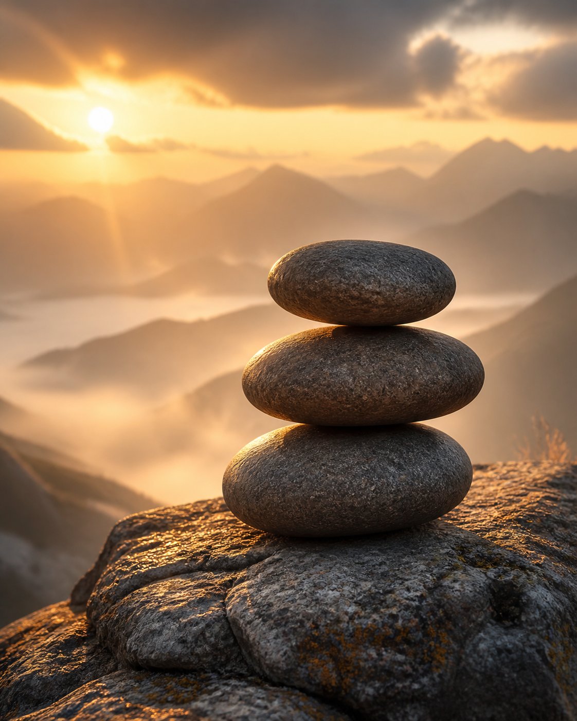 stacked stones representing the earth rooster virtues of steadfastness and grounded integrity in boy names