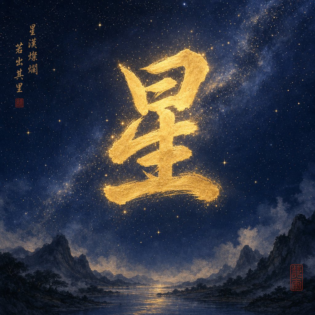 星 Decoded: Star Chinese Character Meaning From Cosmos To Celebrity