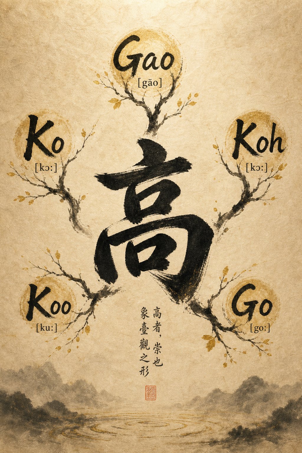 Gao vs Ko Surname: Why Your Family Spells 高 Differently