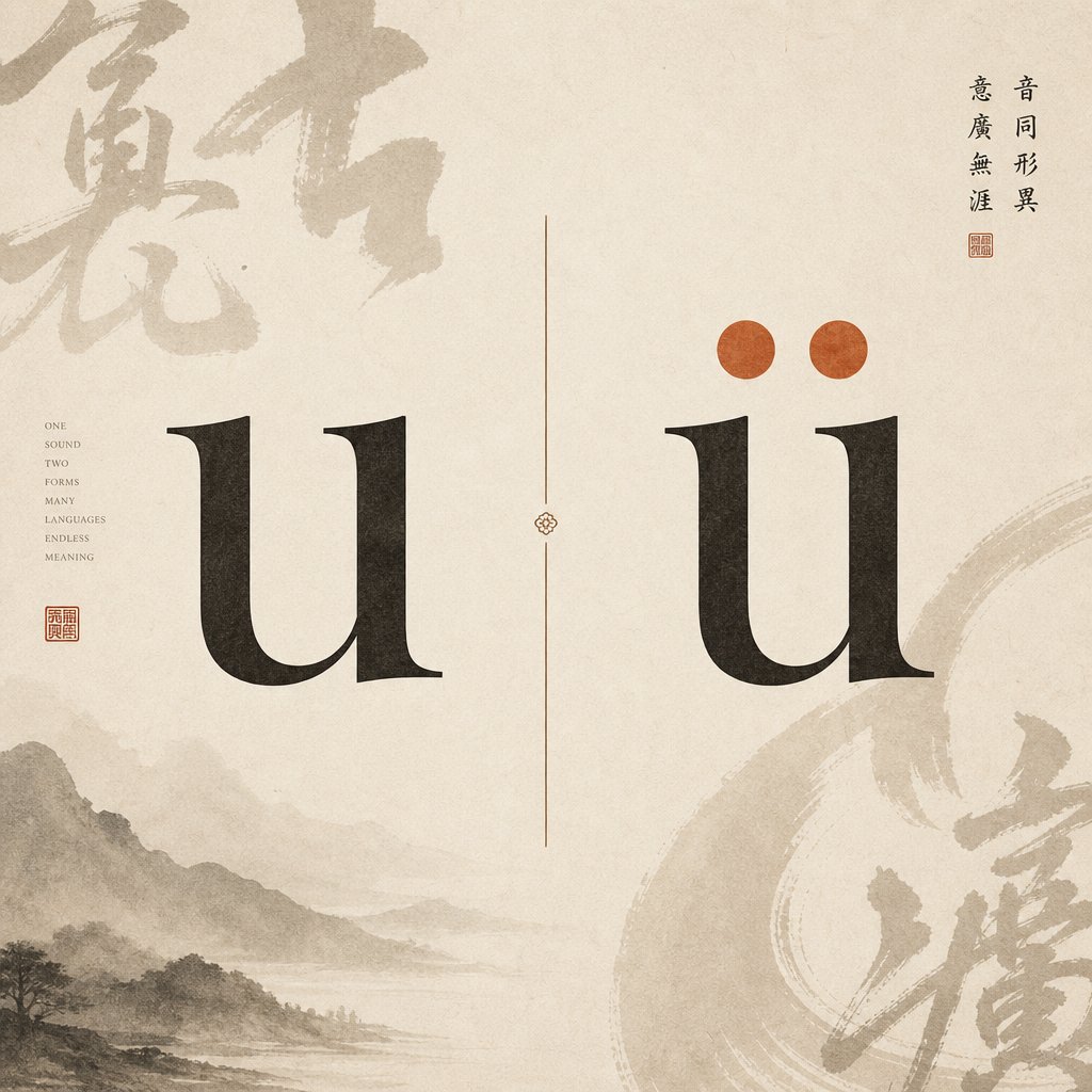 the critical difference between u and ü in chinese pinyin surnames