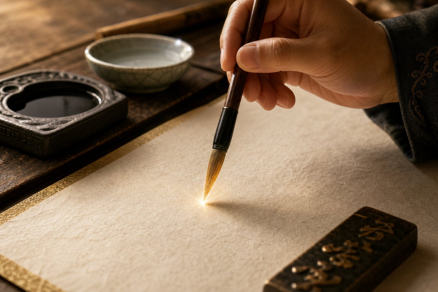 the deliberate moment of choosing and writing a metal element chinese name