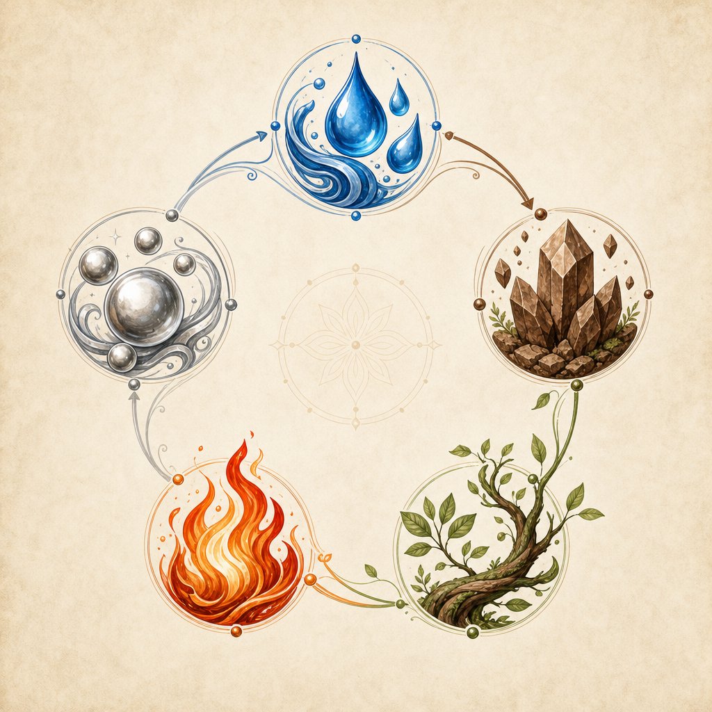 the five elements productive and destructive cycles form the foundation of elemental naming strategy for fire horse babies