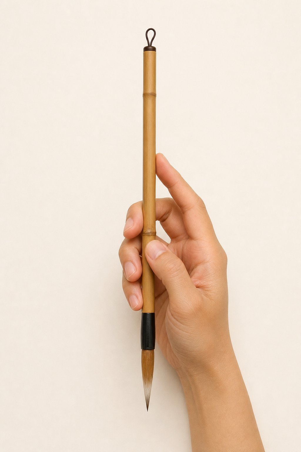 the five finger grip method showing each finger's position and the open tiger's mouth formation
