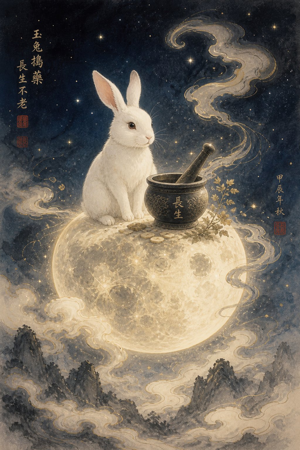 the jade rabbit on the moon the ancient legend that inspires lunar and jade themed characters in rabbit year baby names